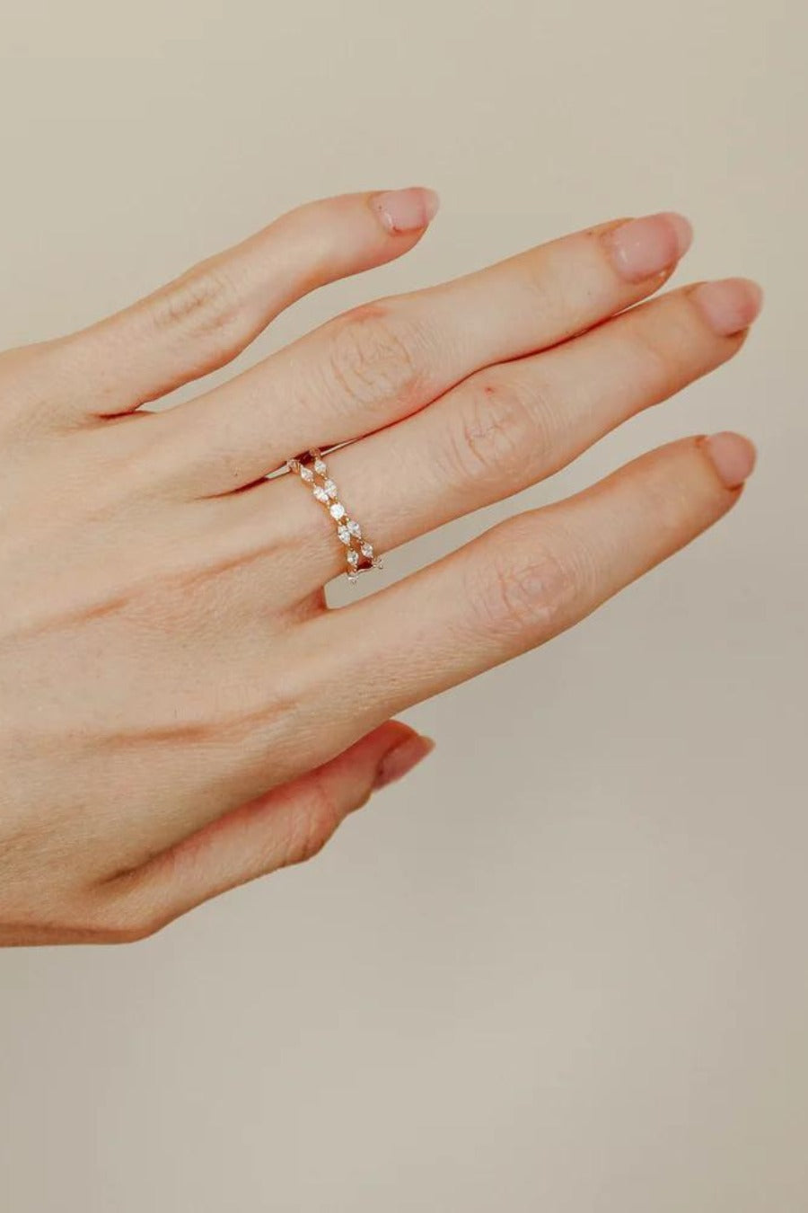 Anillo zirconias marquise UGGA Juliet Aurel